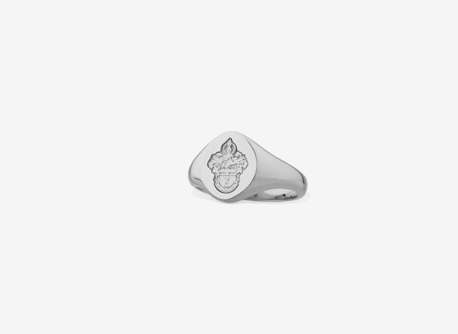 Small Sebald Seal in Sterling Silver, 11.5mm
